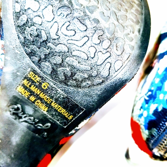 Embroidered Floral, brocade Qupid ankle boots size 6 - Picture 4 of 4